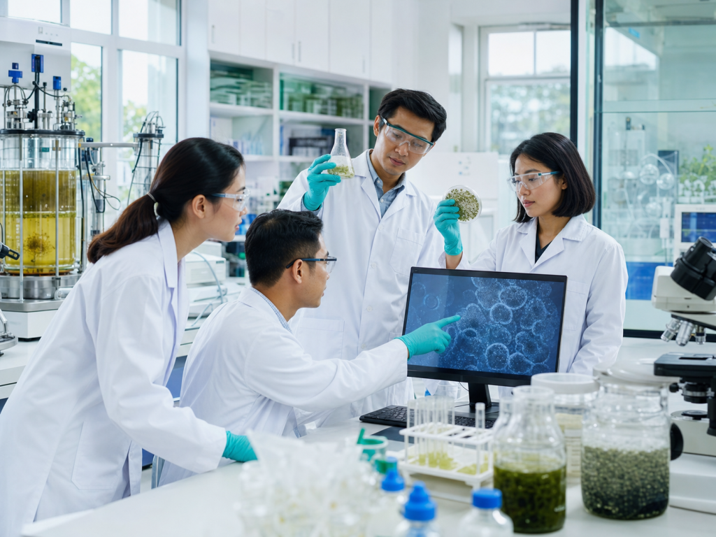 Nhóm nghiên cứu công nghệ sinh học môi trường KMVE