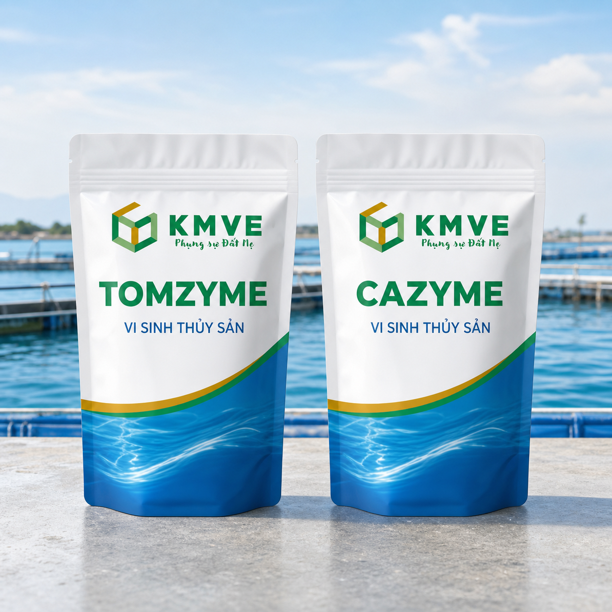 TOMZYME & CAZYME – Vi sinh thủy sản - hình ảnh minh họa sản phẩm KMVE